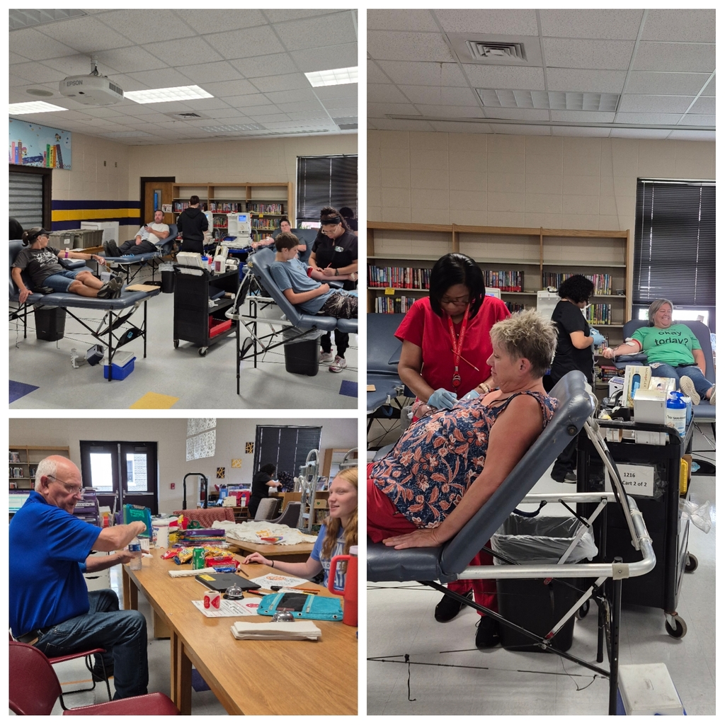 THANK YOU to all who took part in yesterday's NHS Fall Blood Drive! We were able to collect 31 units for Community Blood Center, that stays at local hospitals. Hope to see you in the Spring to meet our next goal! 