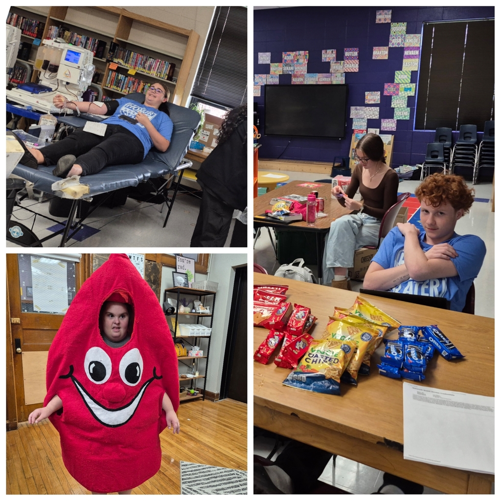 THANK YOU to all who took part in yesterday's NHS Fall Blood Drive! We were able to collect 31 units for Community Blood Center, that stays at local hospitals. Hope to see you in the Spring to meet our next goal! 