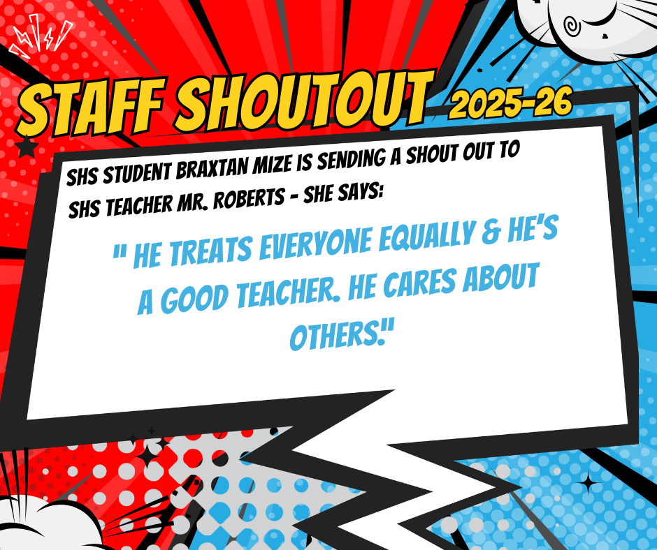 Mr. Roberts Shout Out
