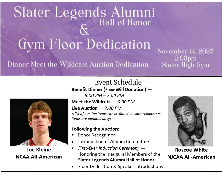 Gym floor dedication