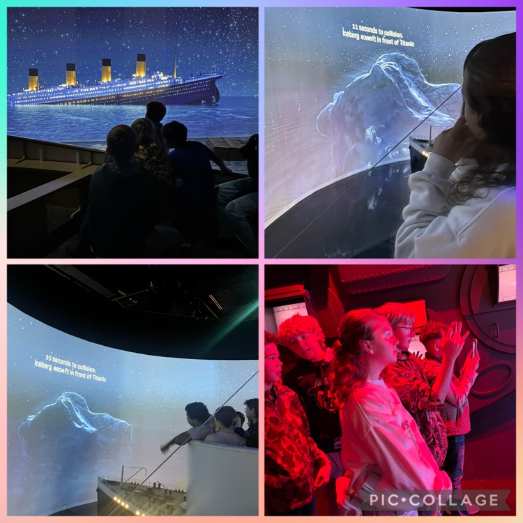 Today, the sixth-grade class enjoyed visiting the Titanic: An Immersive Voyage exhibit at Union Station in Kansas City.