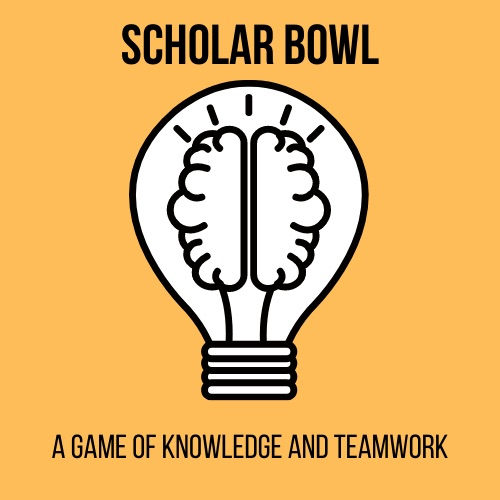 Join us tomorrow, 1/21, in the school library at 3:30 pm for our first Scholar Bowl meet against Glasgow. JH will compete first, followed by HS.  💜💛
