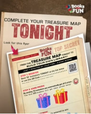 Complete your treasure map tonight