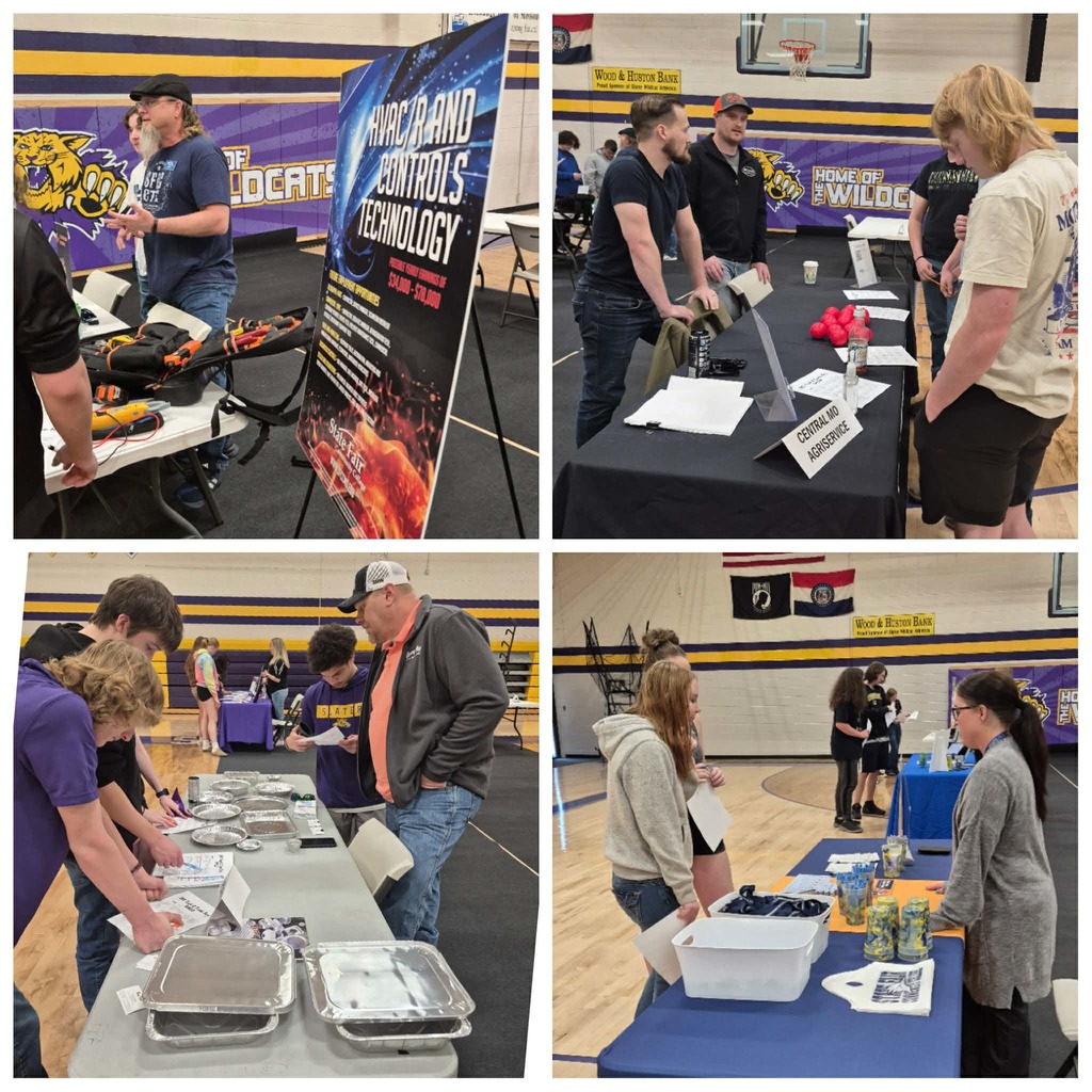 Thank you to our guests from different avenues of the trades for being part of the SHS Tech & Trade Fair today in the Gym! Freshmen through Seniors interacted with professionals in the areas of HVAC, Computer Sciences, Agriculture, Nursing, Cosmetology, Engineering and Manufacturing throughout the morning. We had several Alumni on campus to showcase opportunities (along with a couple featured in promo materials)! 