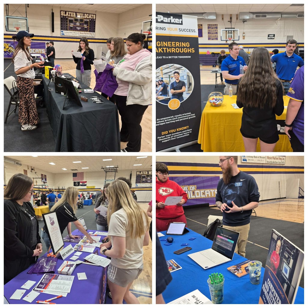 Thank you to our guests from different avenues of the trades for being part of the SHS Tech & Trade Fair today in the Gym! Freshmen through Seniors interacted with professionals in the areas of HVAC, Computer Sciences, Agriculture, Nursing, Cosmetology, Engineering and Manufacturing throughout the morning. We had several Alumni on campus to showcase opportunities (along with a couple featured in promo materials)! 