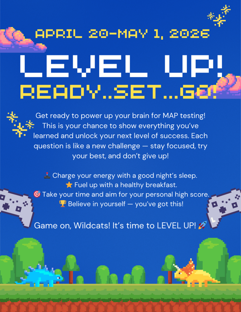 April 20-May 1, 2026 Level Up! Ready....Set....Go!