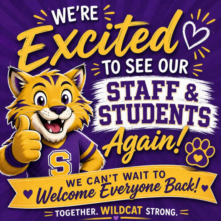  we’re excited to see our staff and students again. We can’t wait to welcome everyone back!