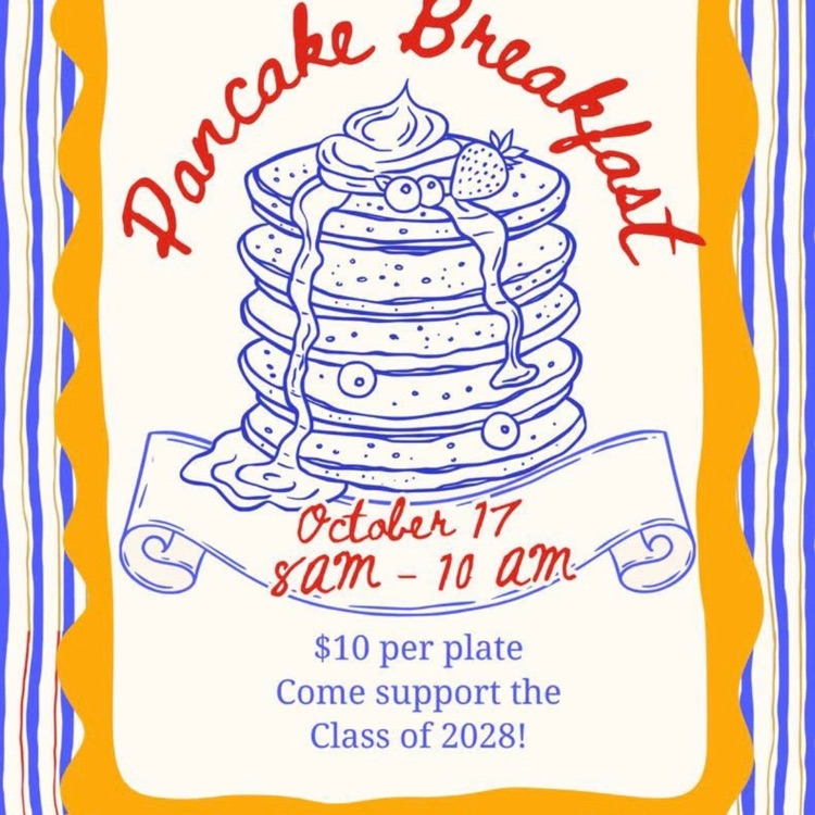 2028 pancake breakfast $10/plate