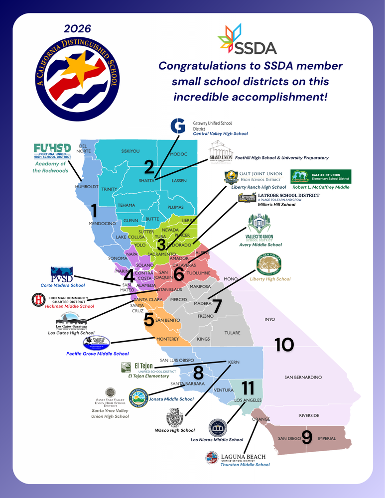 2026 CA Distinguished Schools Map