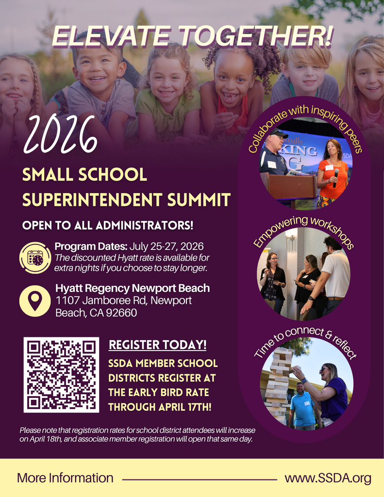 2026 Small School Superintendent Summit Flyer