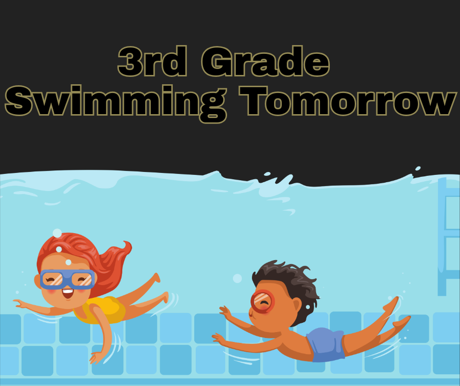 3rd grade swim reminder