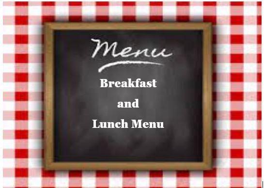 Breakfast and Lunch