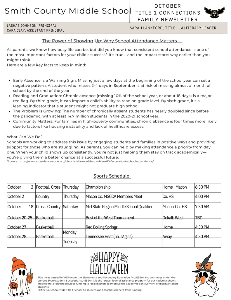 October Title 1 Newsletter pg. 2