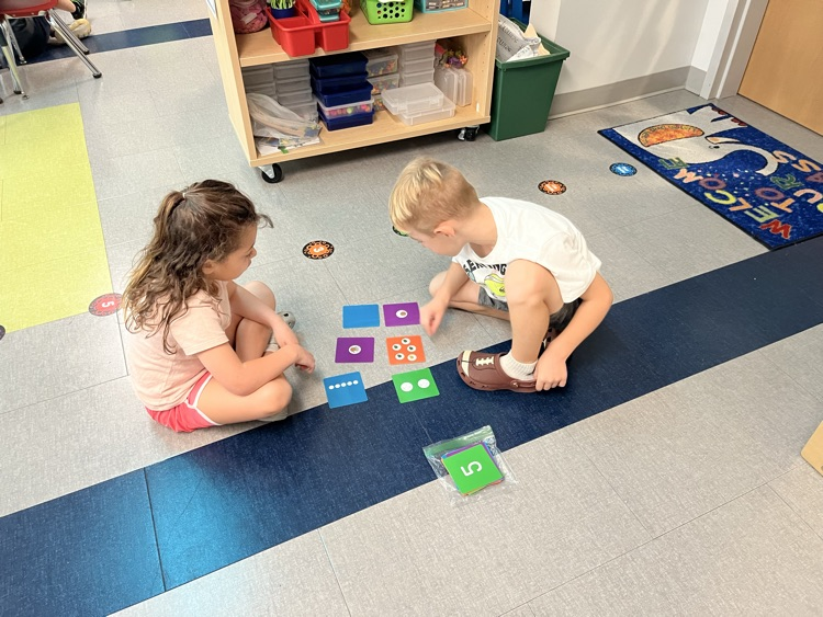 Friends working with partners