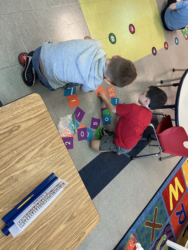 Friends working with partners