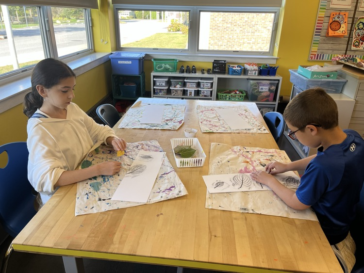 Leaf rubbings