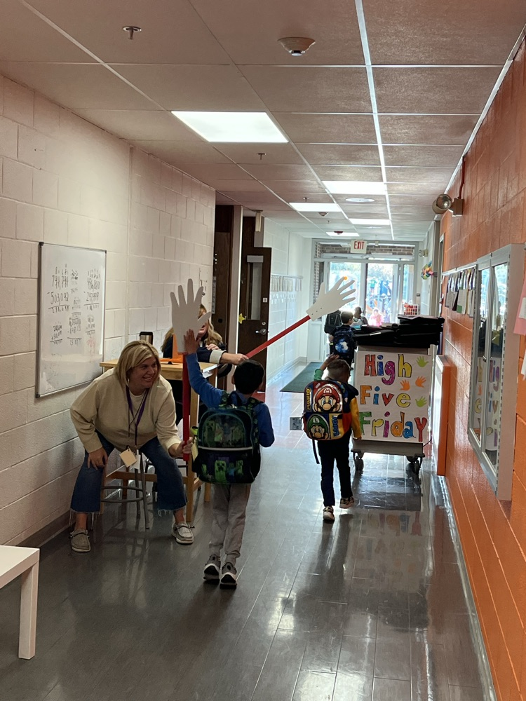 Giant high-fives