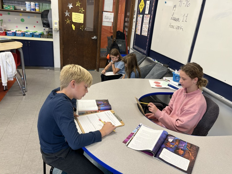 Reading with partner