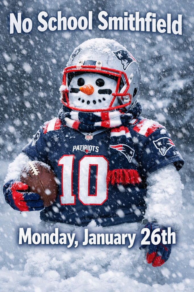 No School Monday January 26th