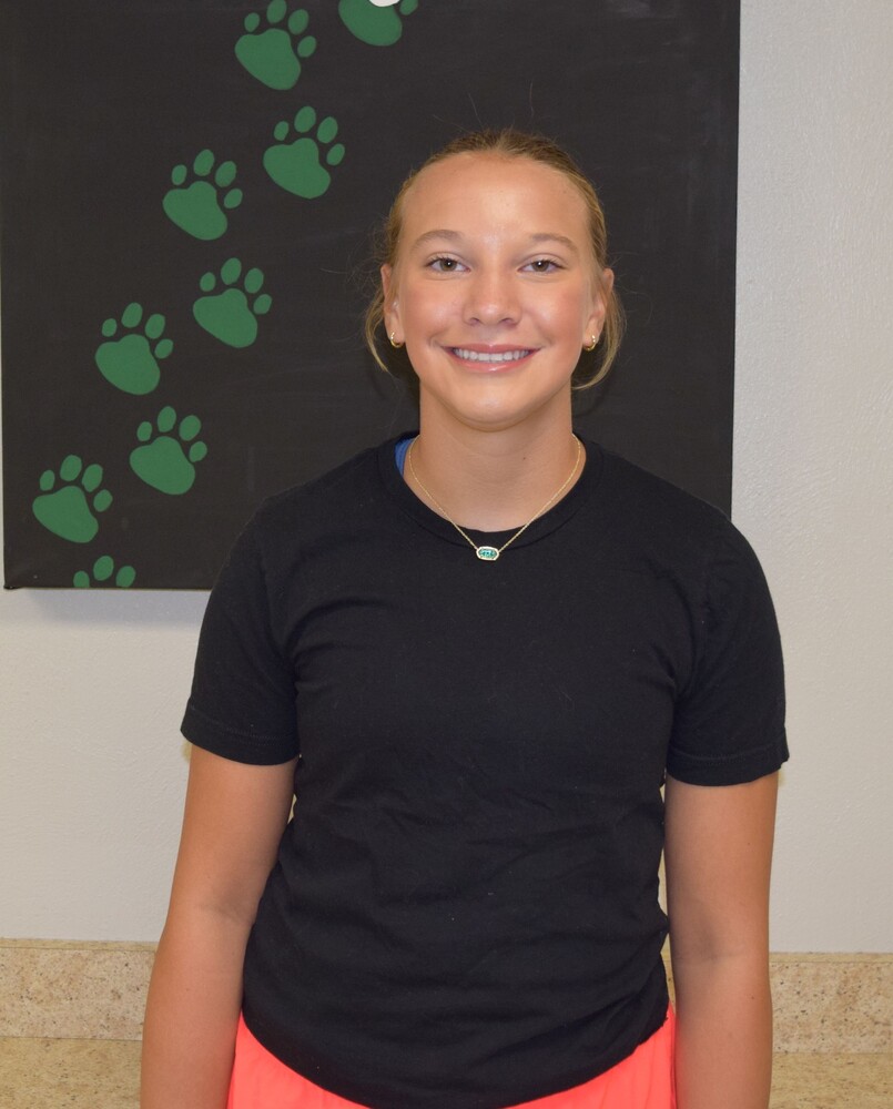 kacey crawley - september 26 student of the month