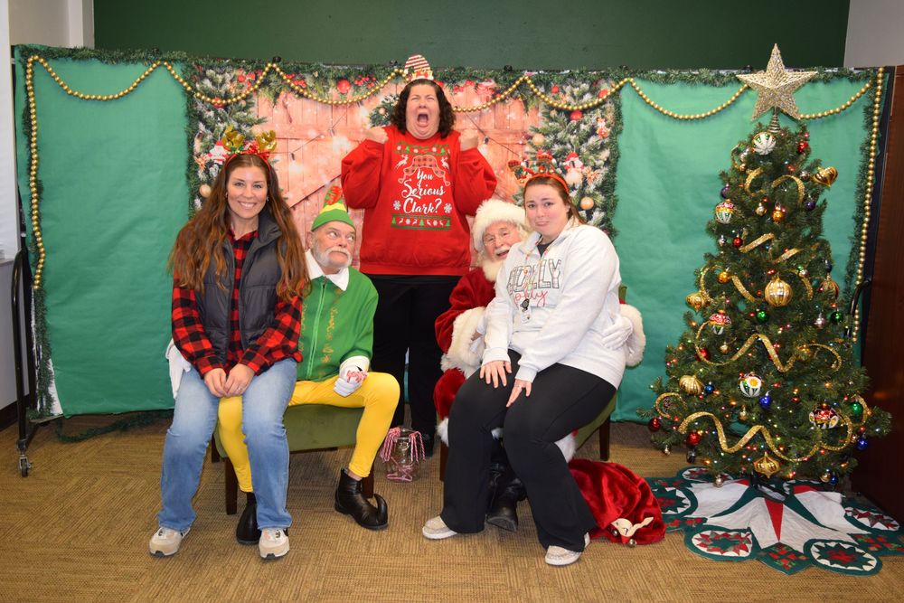 santa came to visit! 