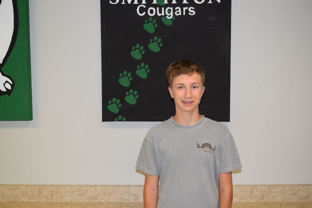 jase bruehl - student of the month september 2025