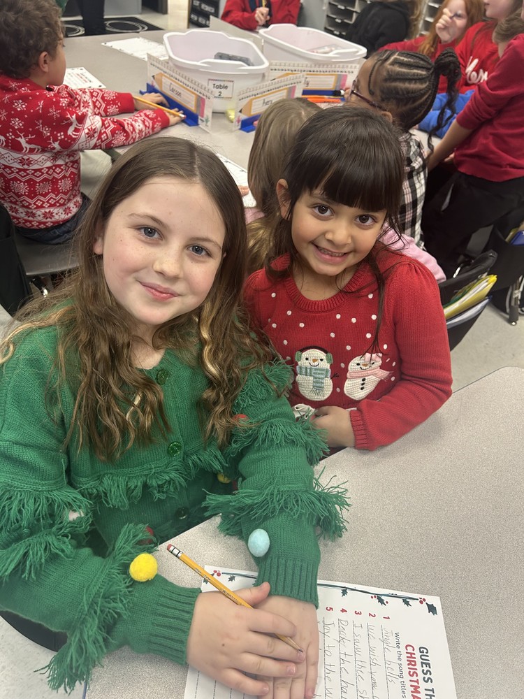 1st &  4th grade buddies