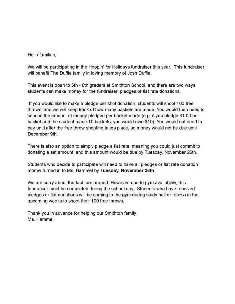 hoopin for the holidays letter