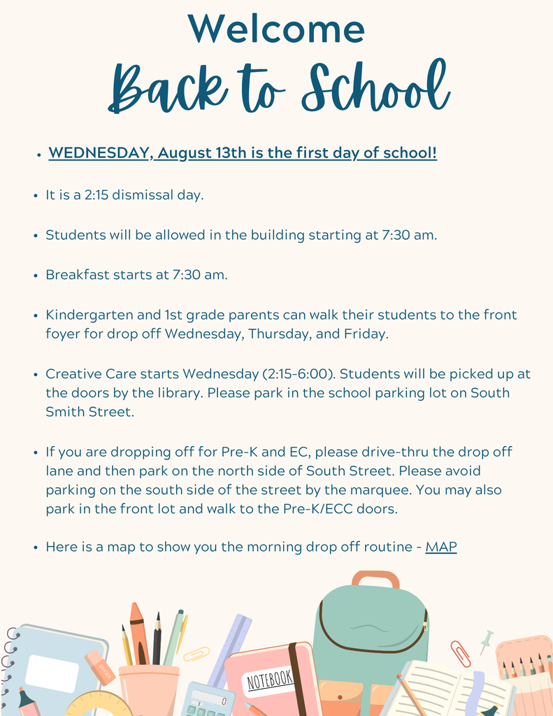 back to school flyer