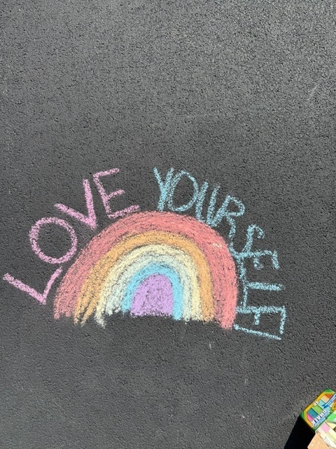 chalk the walk