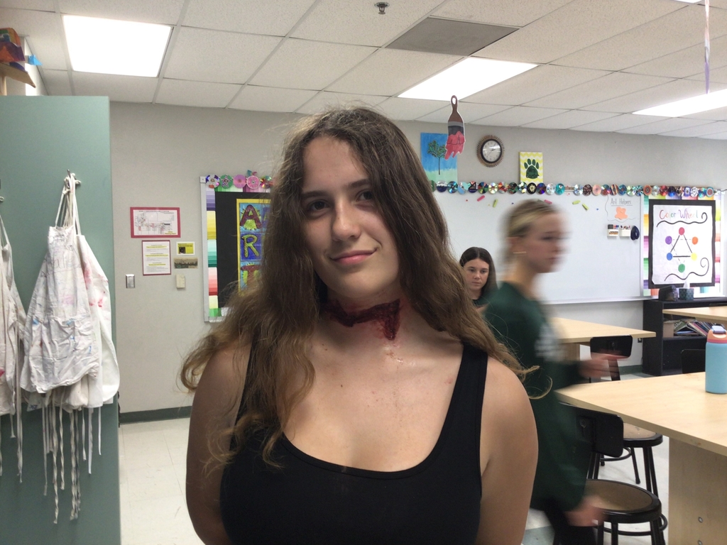 8th grade art class fake wounds