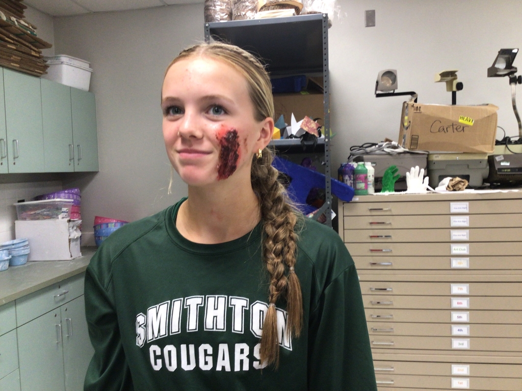 8th grade art class fake wounds