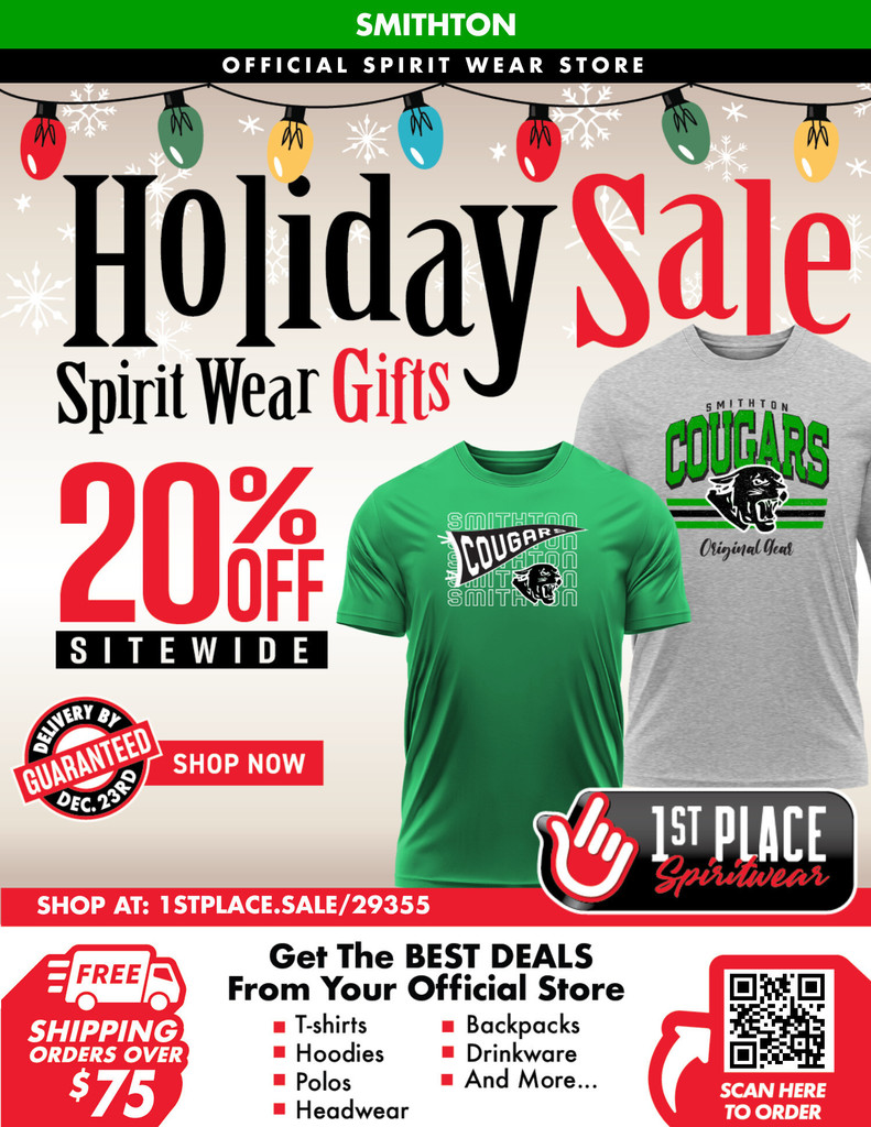 smithton holiday sale first place spiritwear