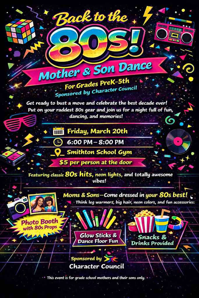 mother/son dance march 20th 2026