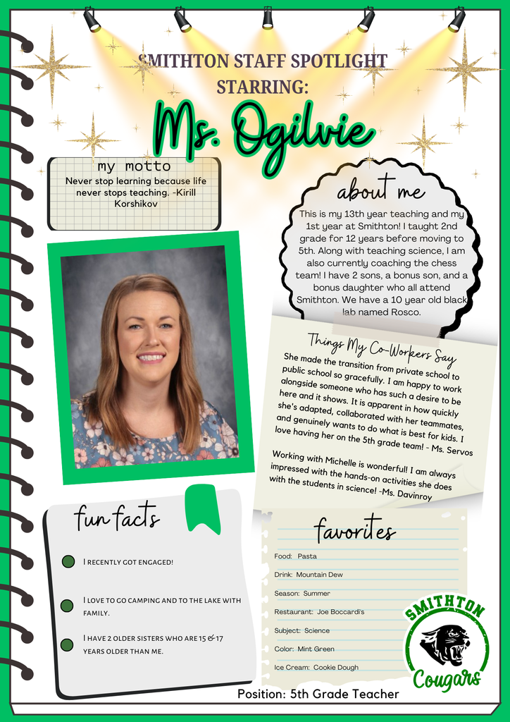 ms. ogilvie - staff spotlight