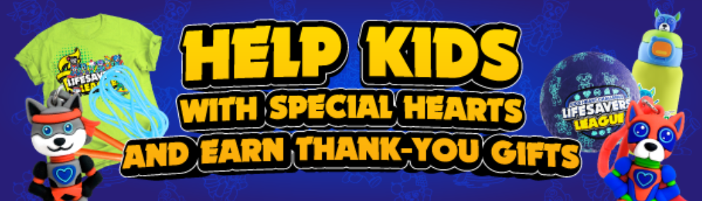 kids heart challenge banner