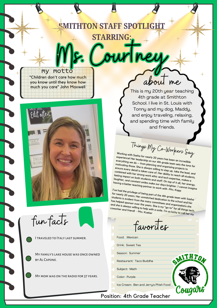 staff spotlight - courtney