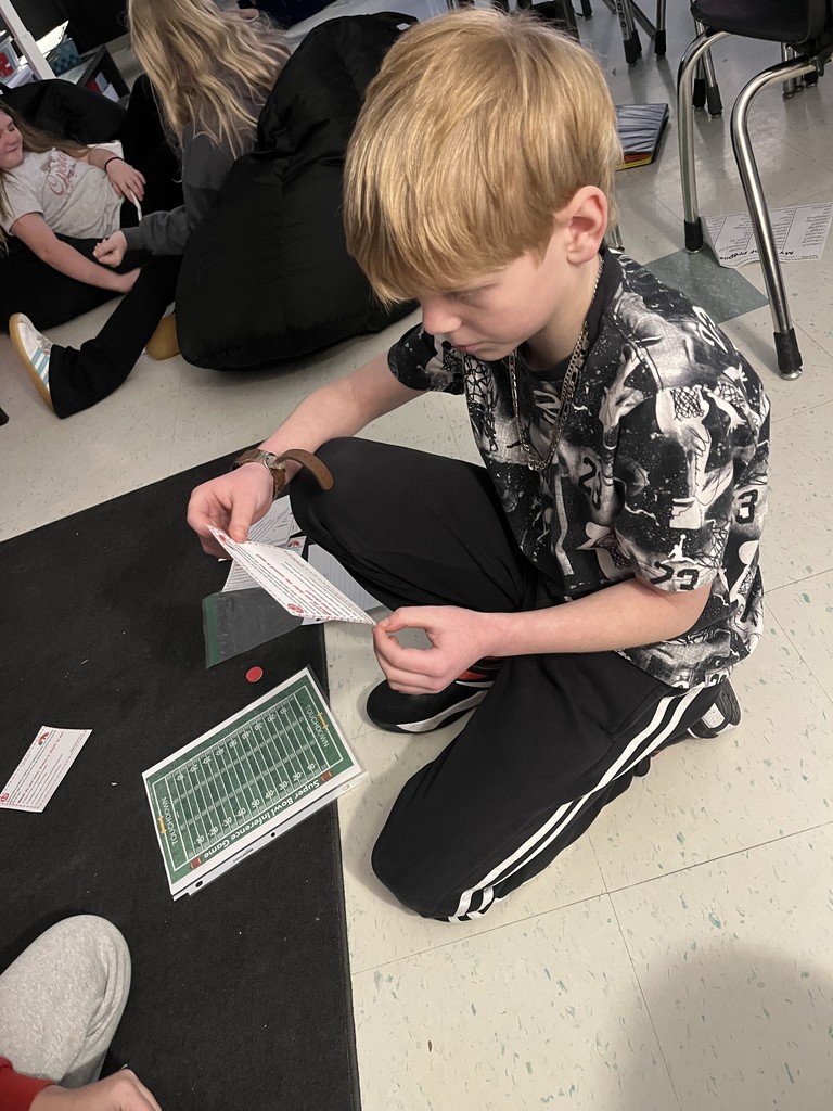 5th grade super bowl inferencng