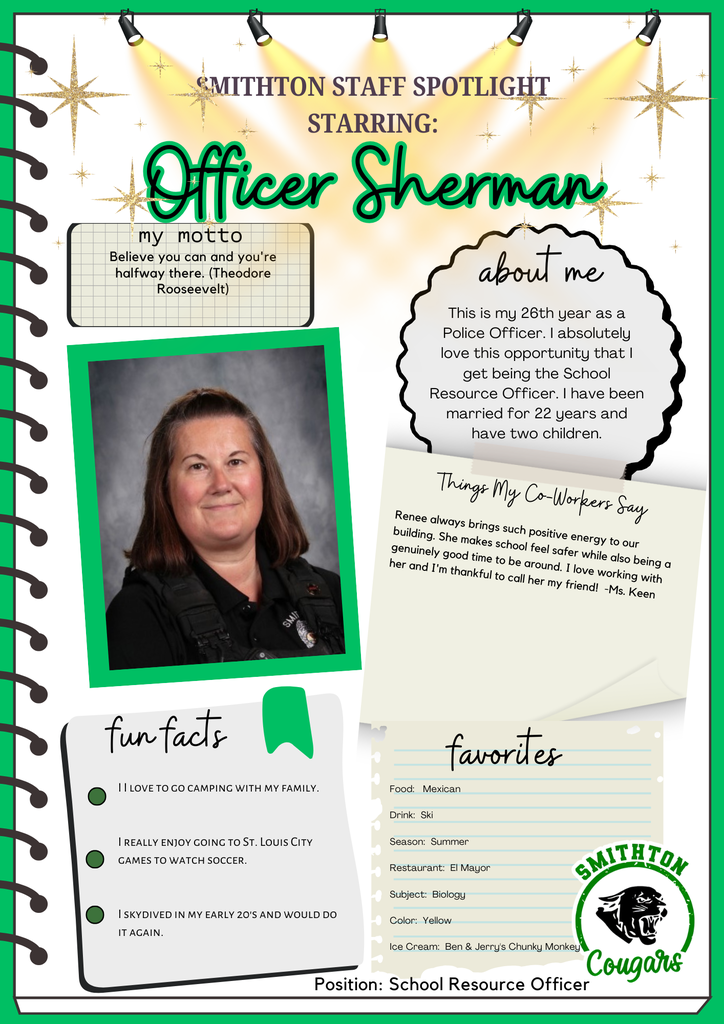 staff spotlight - sherman