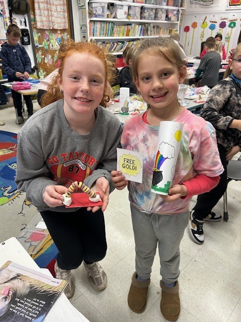 1st and 4th grade buddies leprachaun traps