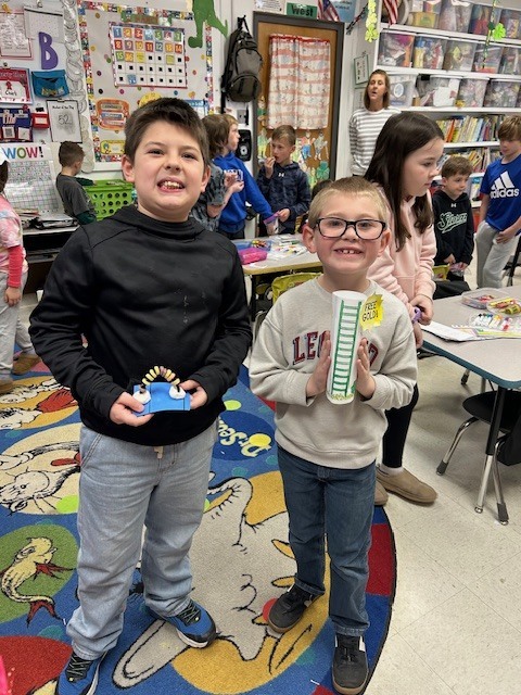 1st and 4th grade buddies leprachaun traps