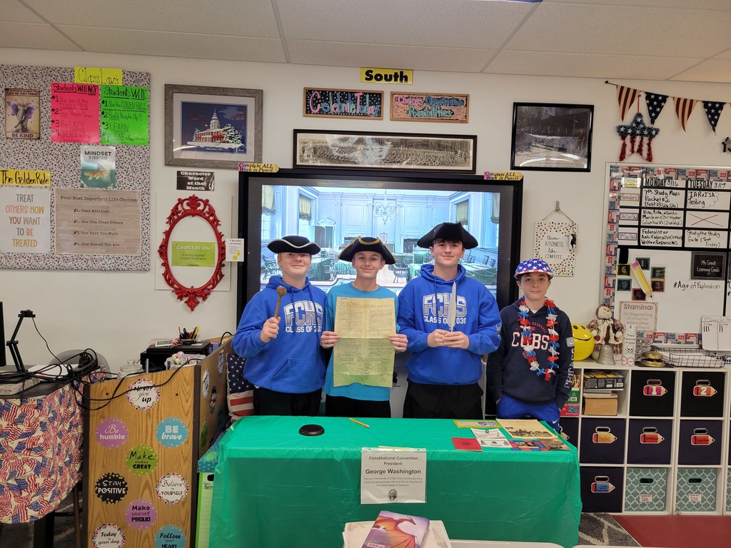 8th grade constitutitional convention skits