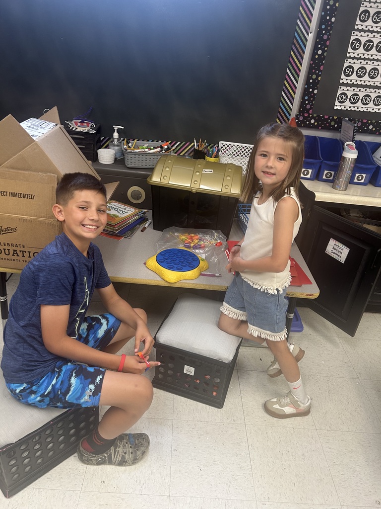 1st and 4th grade buddies - kapp and barschak