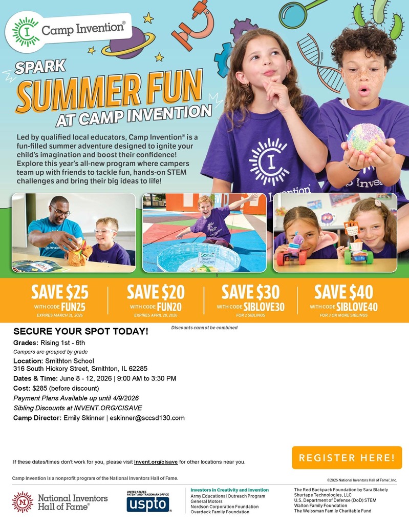 camp invention sign up