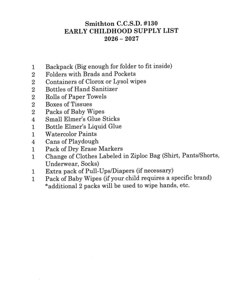 classroom supply list 26-27