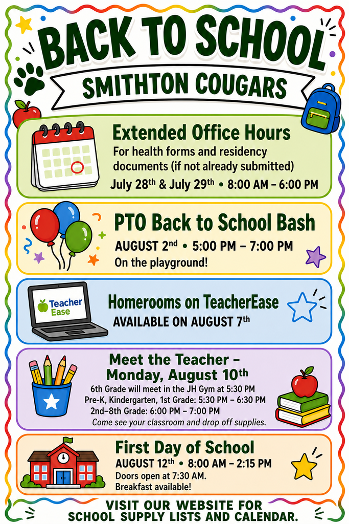 back to school flyer