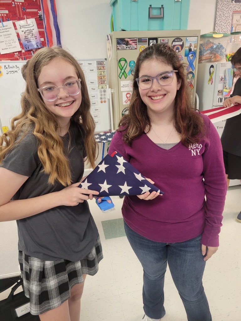 7th grade american flag folding