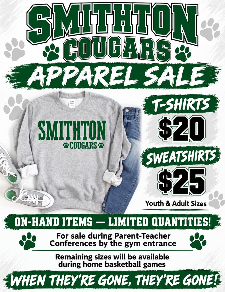 smithton school virtual auction t-shirt & sweatshirt sale
