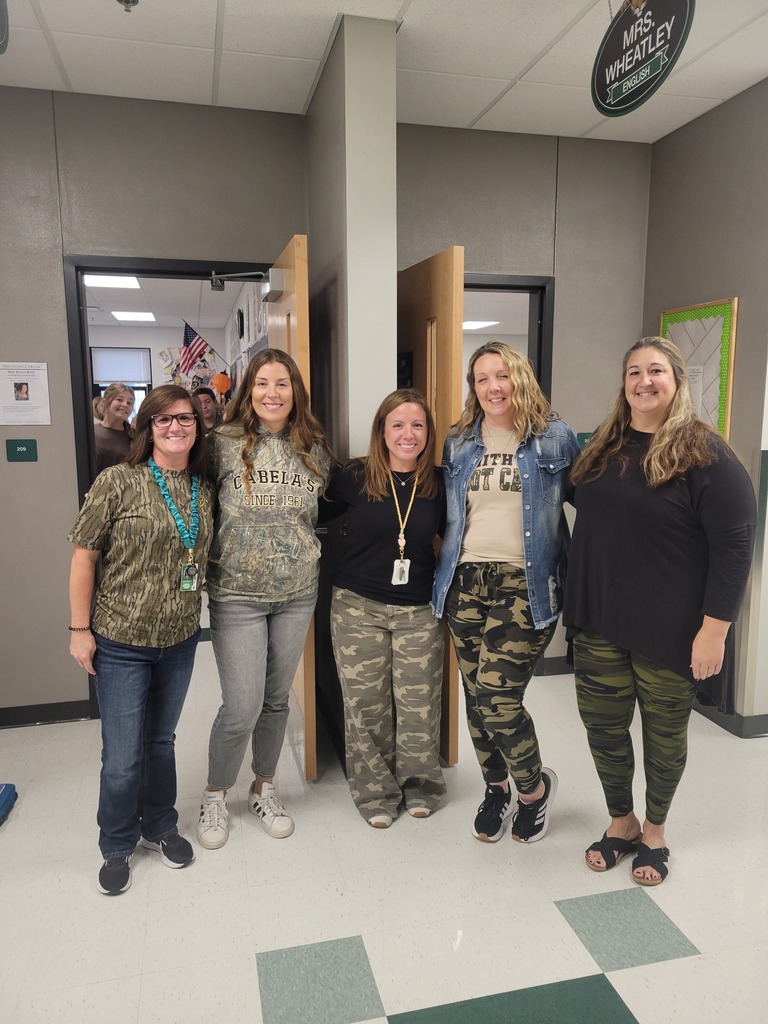red ribbon week - camo day