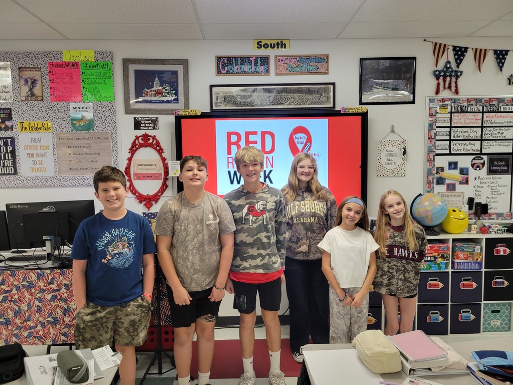 red ribbon week - camo day